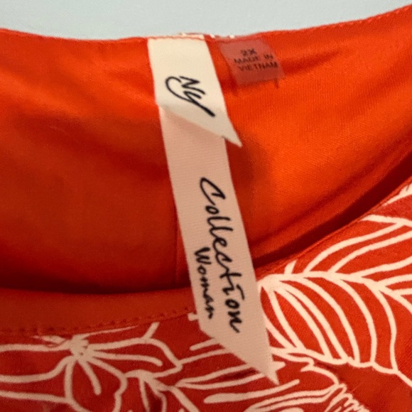 Women's Gradient Tank Top - Red and Yellow - Picture 2 of 2